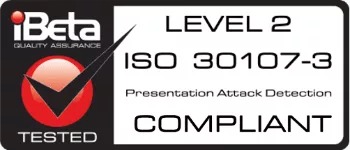 iBeta Level 2 ISO 30107-3 compliant